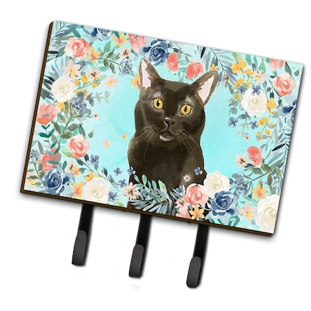 Carolines Treasures Bombay Spring Flowers Leash or Key Holder CK3391TH68